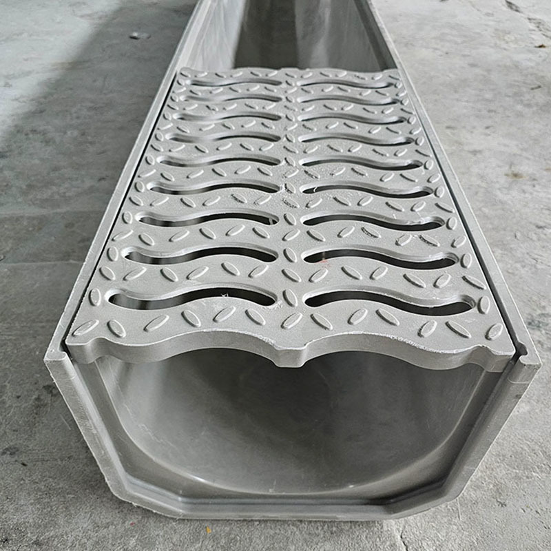 FRP Resin U-Shaped Drainage Channel - FRP pipes/tanks/towers/profiles ...